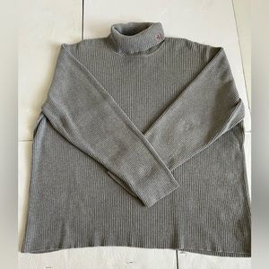 1980s Ralph Lauren chunky knit turtleneck giving you all the après ski vibes.2X